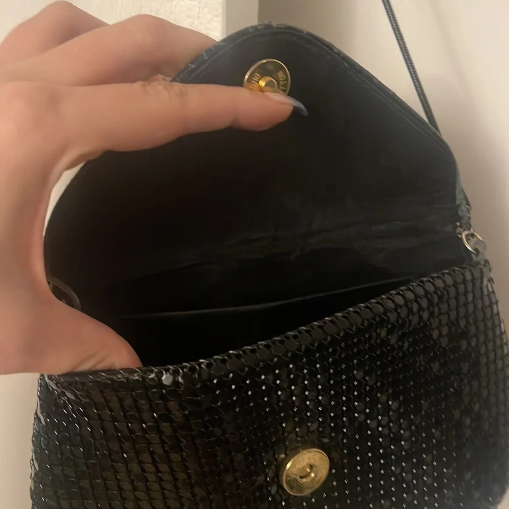80s vintage chainmail mini bag - Picture 4 of 4